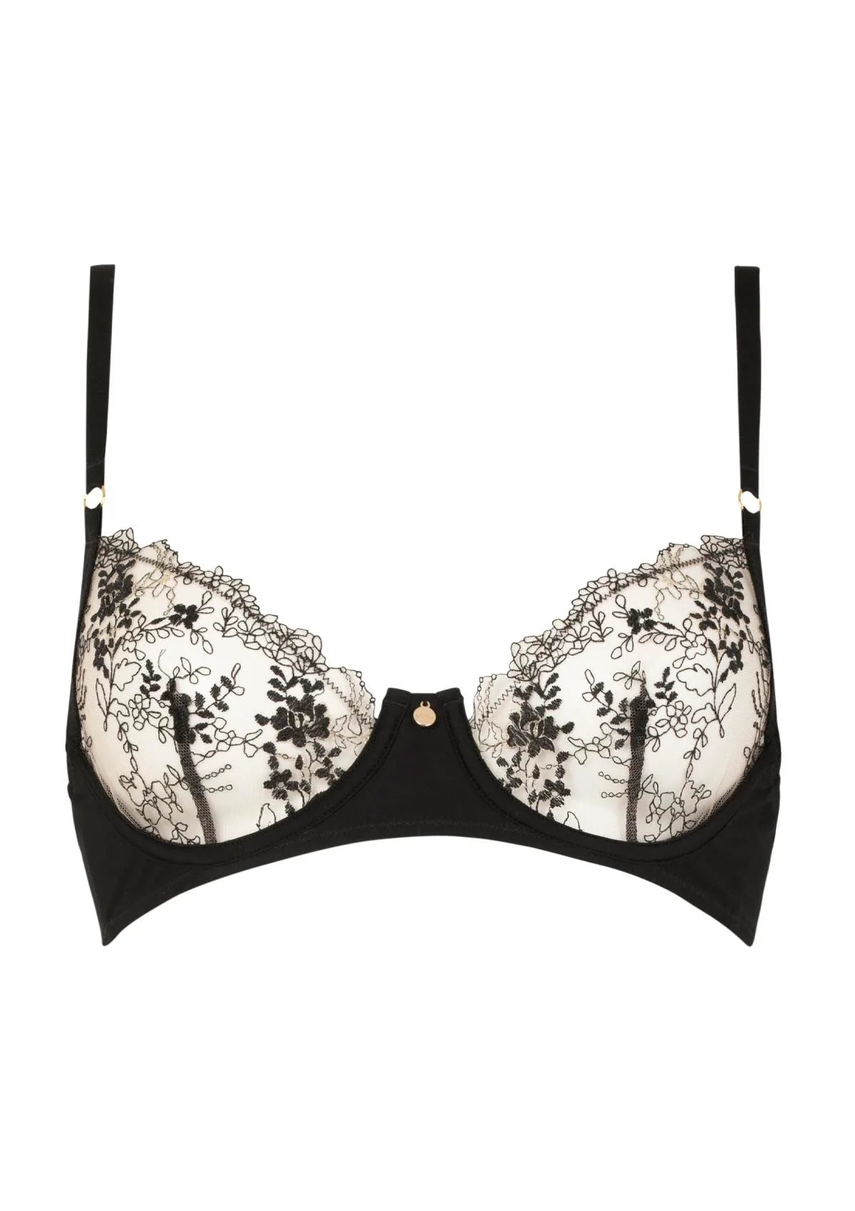  Après Minuit Half Cup Bra Lingerie by Atelier Amour- The Nookie