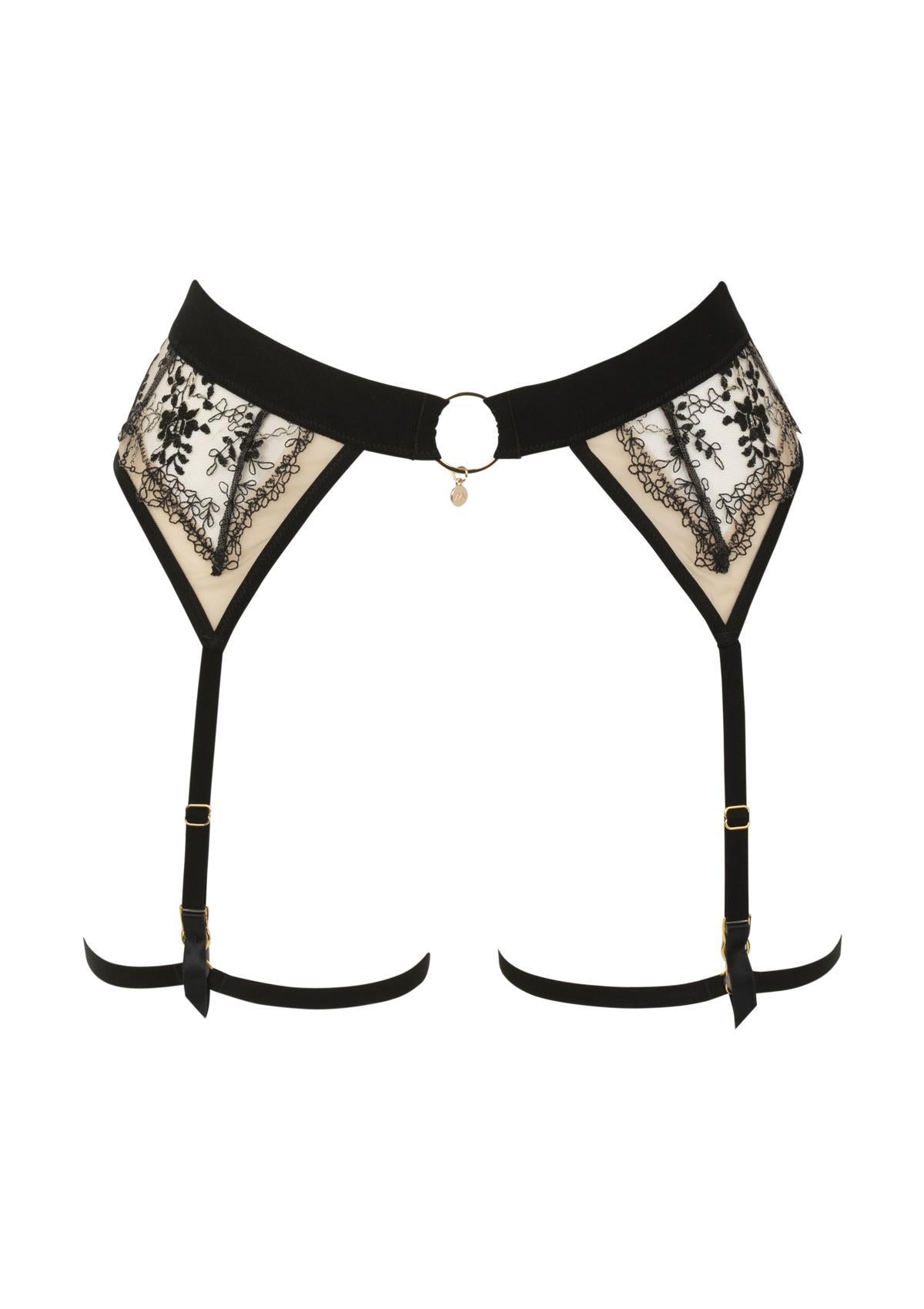  Après Minuit Suspender Belt Lingerie by Atelier Amour- The Nookie