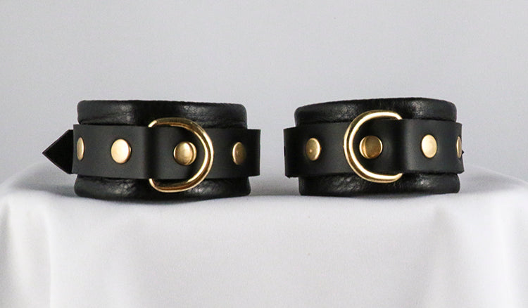  Black Panther Cuffs Kink by Aslan Leather- The Nookie