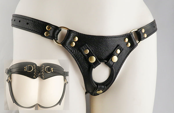  Black Panther Minx Harness by Aslan Leather- The Nookie