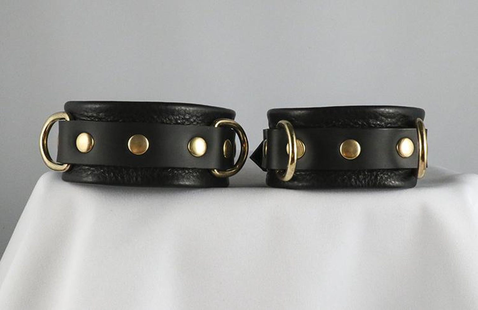 Black Panther Ankle Cuffs Kink by Aslan Leather- The Nookie