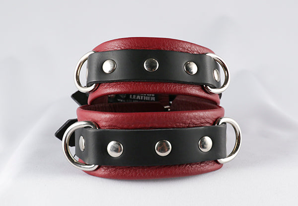  Cherry Kink Ankle Cuffs Kink by Aslan Leather- The Nookie