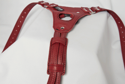  Double up Dildo Cuff Harness by Aslan Leather- The Nookie