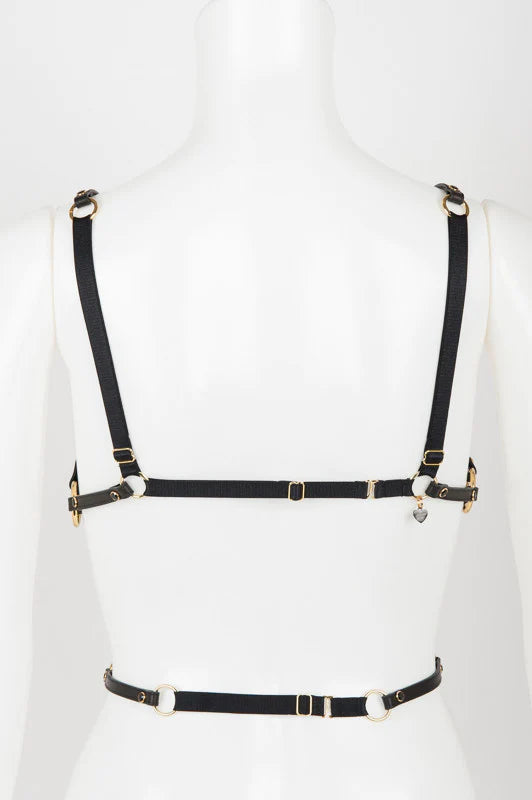 Onyx Harness Lingerie by Fräulein Kink- The Nookie