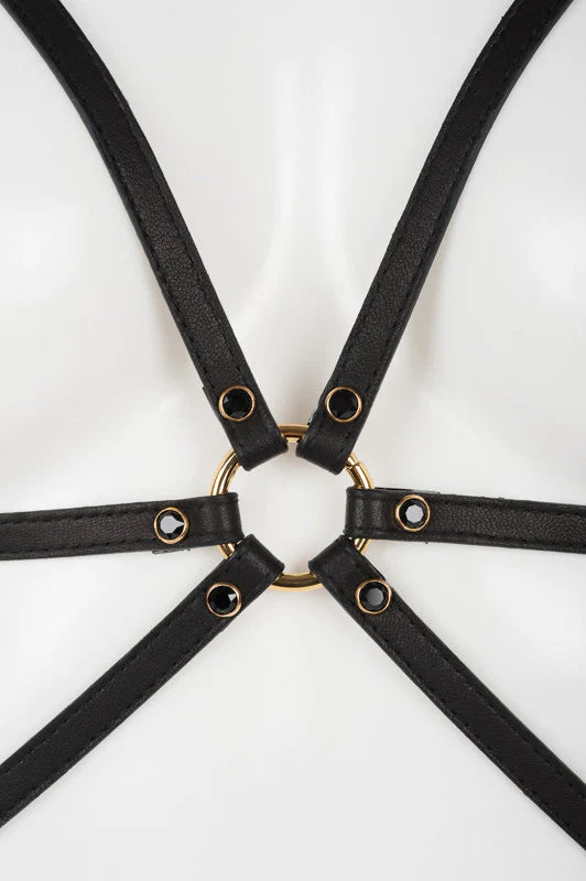 Onyx Harness Lingerie by Fräulein Kink- The Nookie