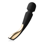 Black Smart Wand 2 Large Vibrator by Lelo- The Nookie