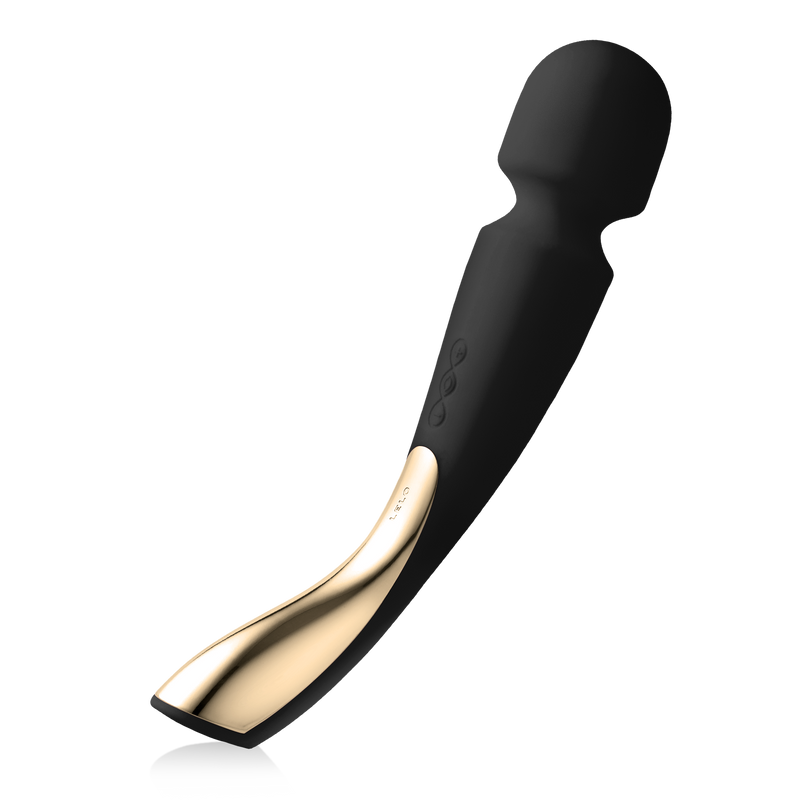 Black Smart Wand 2 Large Vibrator by Lelo- The Nookie