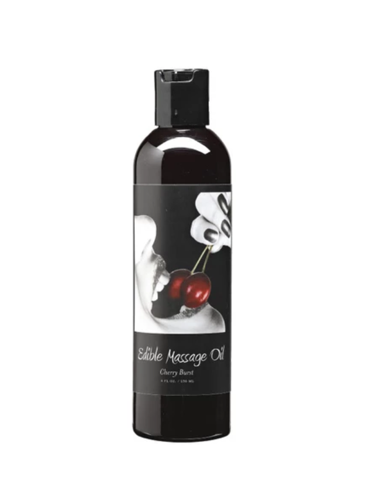  Edible Massage Oil Cherry Burst Massage by Earthly Body- The Nookie