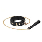  Dark Secret Leather Collar with Leash Kink by Liebe Seele- The Nookie