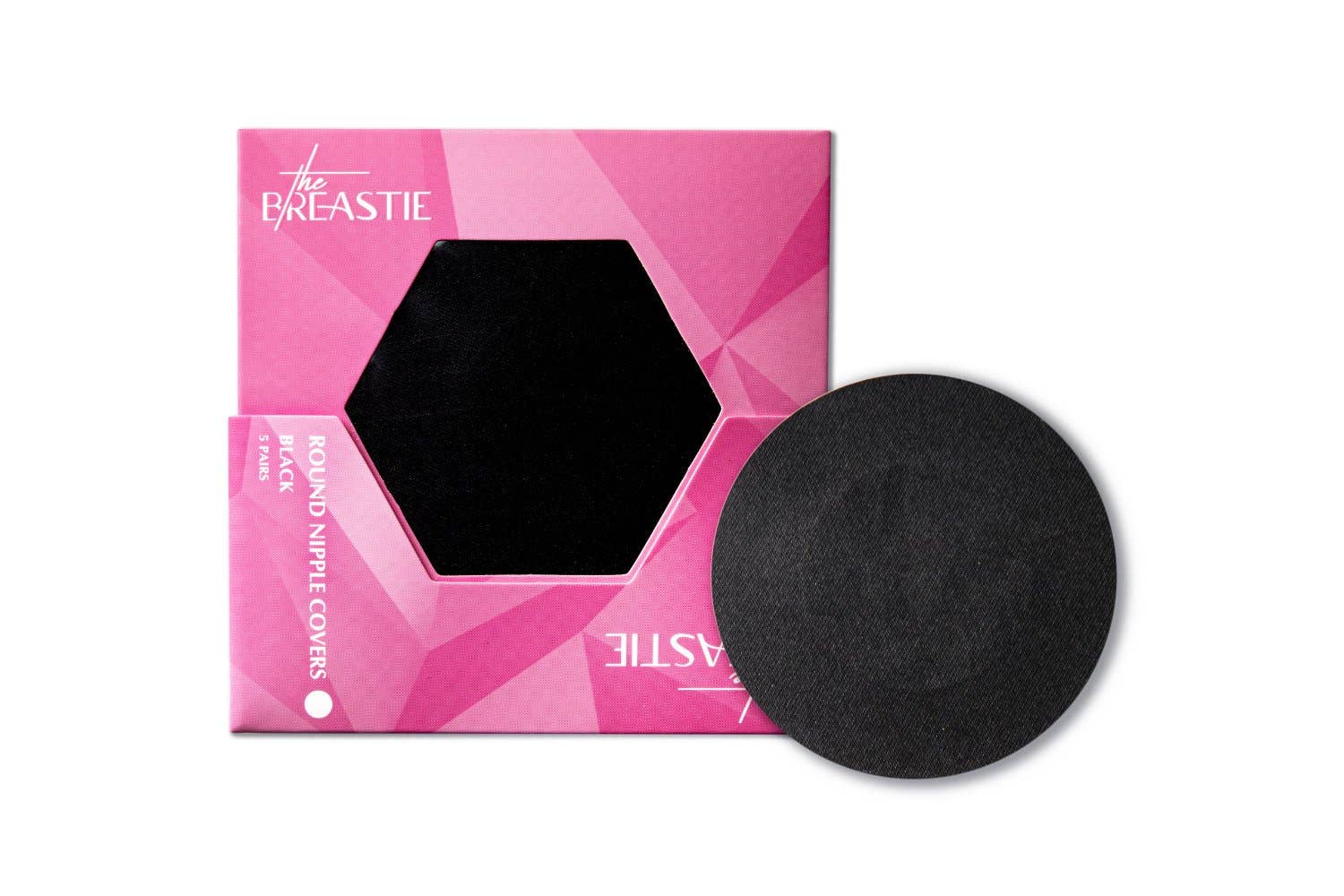  Round Nipple Cover in Black Lingerie by The Breastie- The Nookie