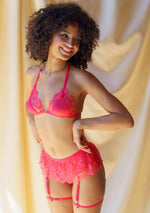  Mystic Shadow Open Panties in Raspberry Lingerie by Atelier Amour- The Nookie