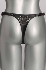  Lilly Leather Thong Lingerie by Voyeur X- The Nookie