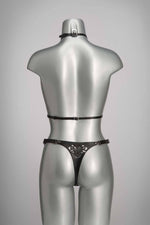  Lilly Leather Harness Lingerie by Voyeur X- The Nookie