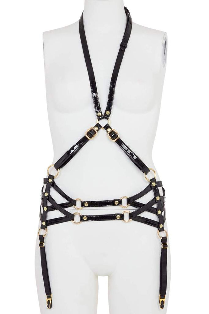  Deco Detail Suspender Harness Lingerie by Playful Promises- The Nookie