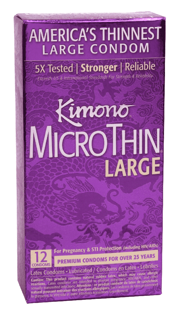  Microthin Large Condom by Kimono- The Nookie
