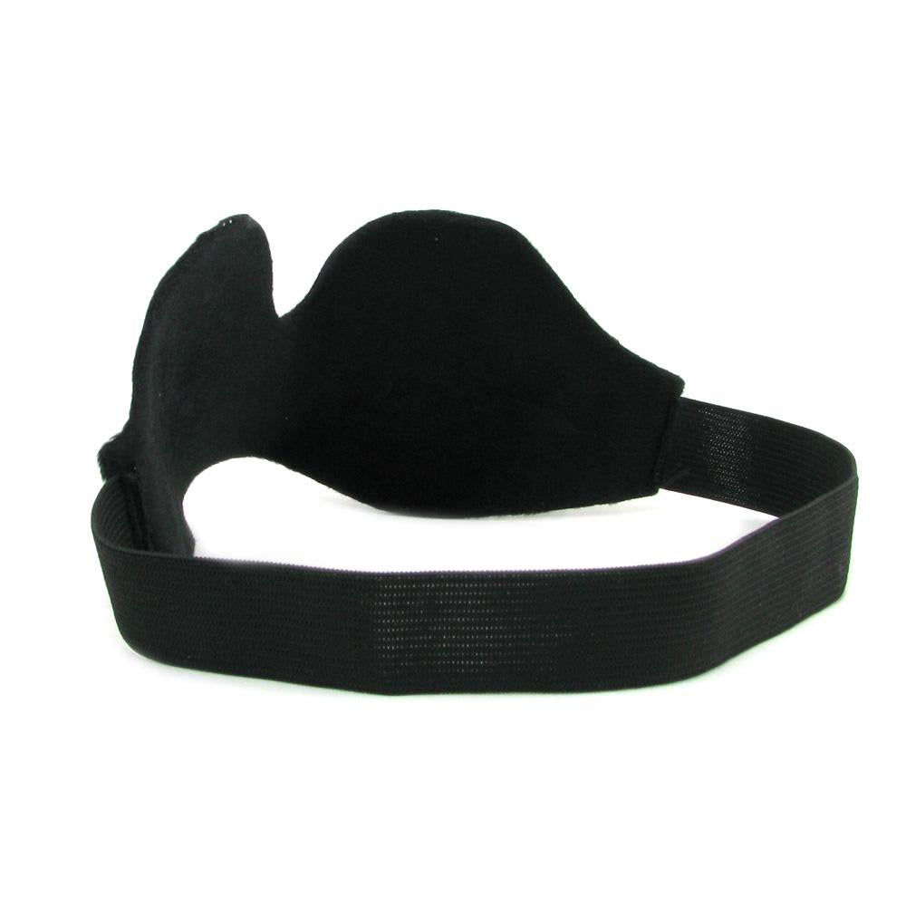  Soft Black Blindfold Mask by Sportsheets- The Nookie